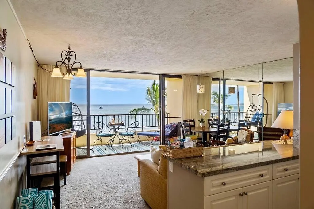 Apartment Sugar Beach Resort 531- Direct Oceanfront Gem At Sugar Beach Resort Kihei